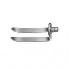 Caspar Lateral Blade Blade with 2 Prongs Stainless Steel, Blade Size 57 x 22 mm